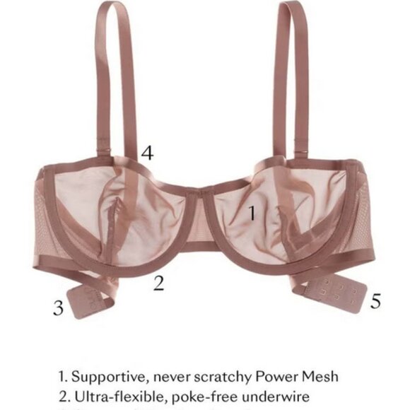 NWT CUUP BRA 32F IN CARAMEL - Picture 6 of 6